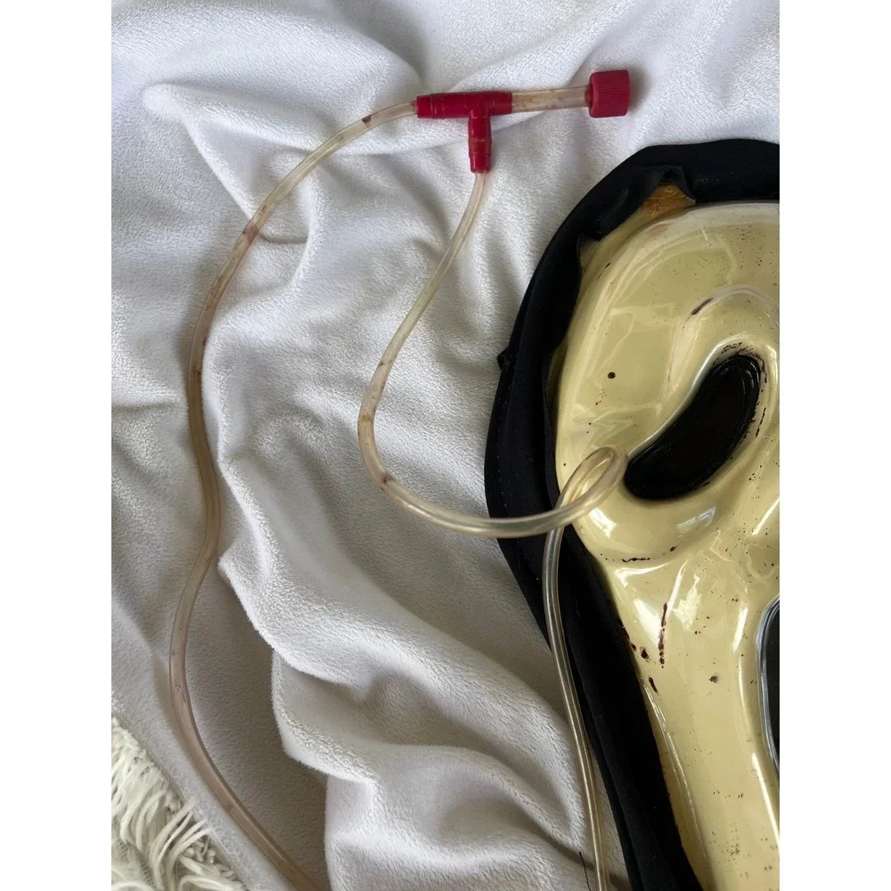 Vintage‎ Scream Ghostface Bleeding Mask Fun World Horror Movie Halloween Cosplay